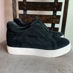 J Slides NYC Starr Black Platform Shoes Sz 10